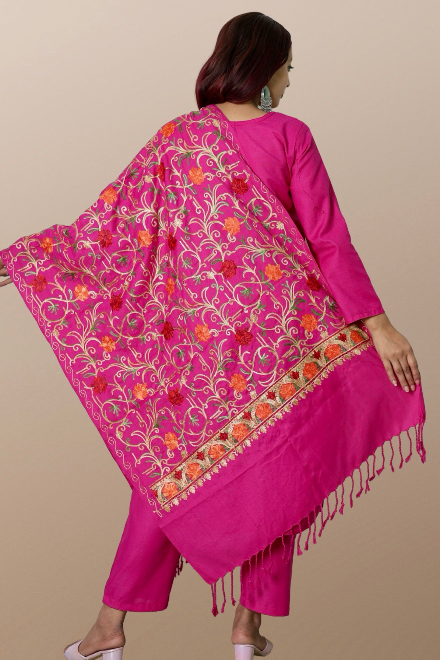 plus size winter wear suit set women woolen Kurta kurti pant dupatta 36 38 40 42 44 46 48 S M L XL XXL 3XL warm woollen ethnic indian festival daily wear stylish ladies straight long comfortable curvy