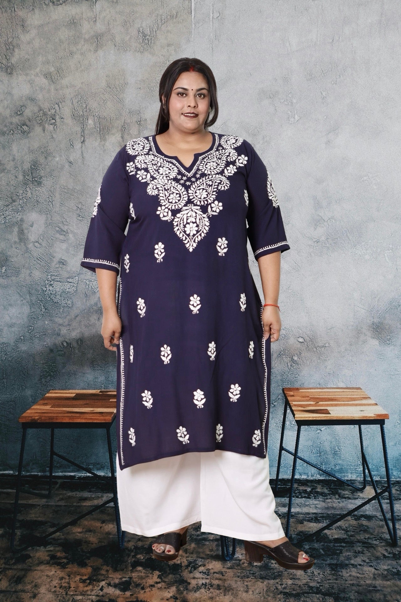 Plus Size Chikankari Kurti Lucknow Plus Size Chikankari Kurti 3XL 4XL 5XL 6XL 7XL 8XL 9XL 10XL 11XL 12XL