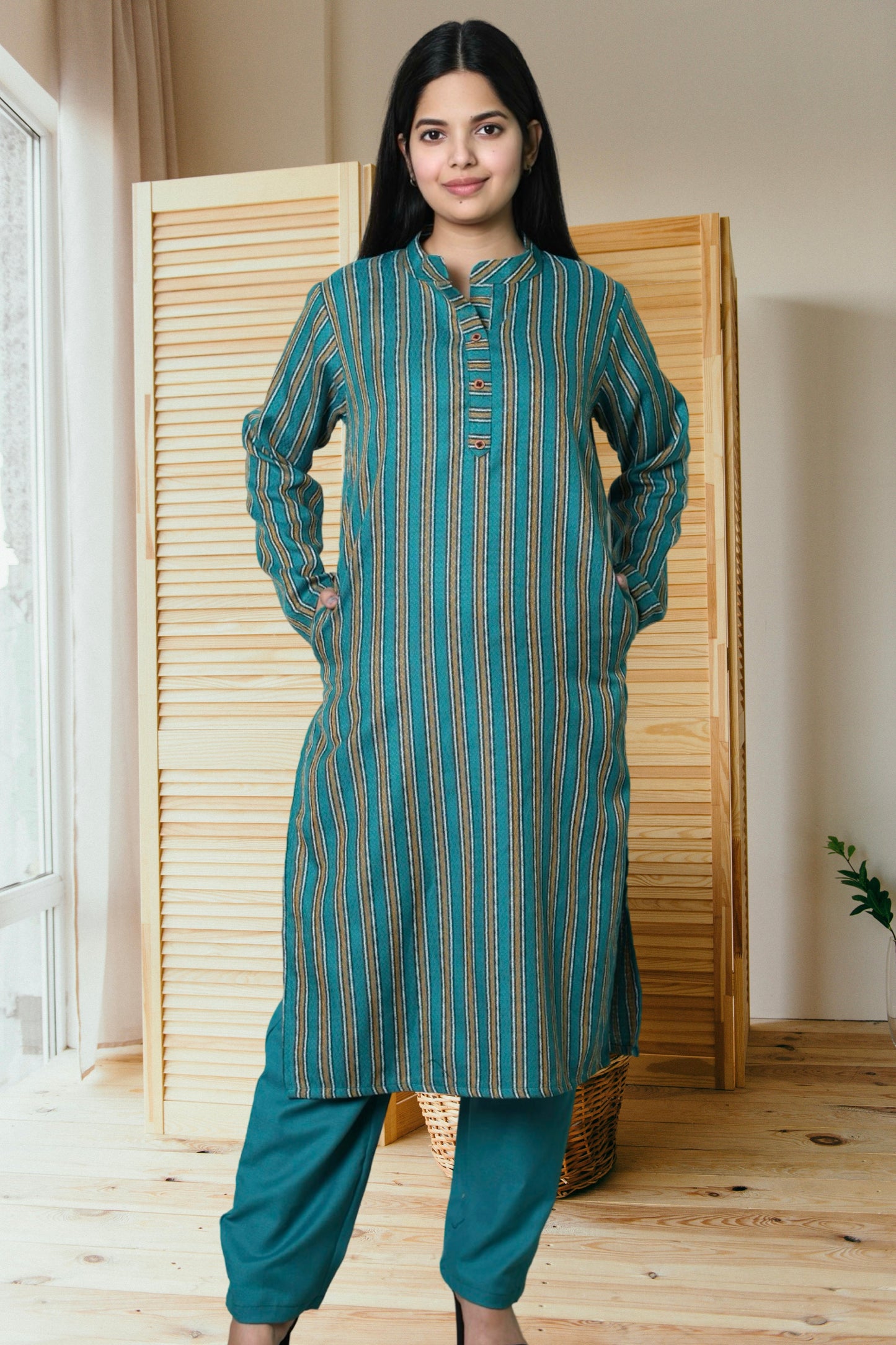 plus size winter wear kurta set women woolen kurti pant dupatta 38 40 42 44 46 48 50 52 54 56 58 S M L Xl Xxl 3xl 4xl 5xl 6xl 7xl 8xl 9xl 10xl 11xl 12xl warm woollen ethnic indian festival daily wear stylish ladies straight long comfortable curvy