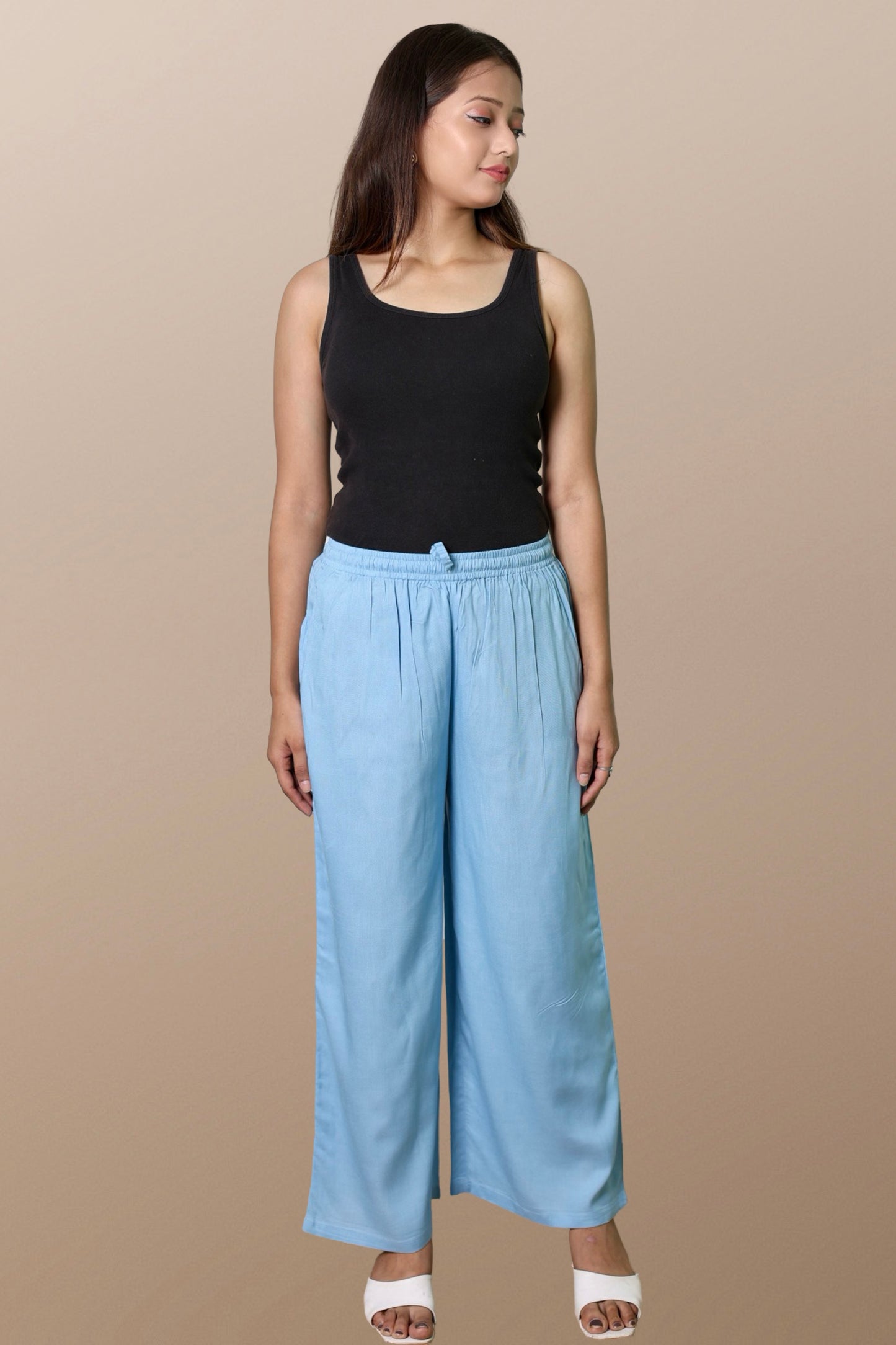 palazzo pants women girls trousers plus size wide leg flared elastic waist casual solid flowy relaxed loose fit drawstring comfortable XXS, XS, S, M, L, XL, XXL, 3XL,4XL,5XL 6XL, 7XL, 8XL, 9XL ,10XL,11XL,12XL,13XL,14XL,15XL