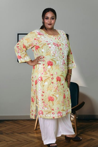 plus size kurta for women 10xl,11xl,12xl,13xl,14xl,15xl
chikankari kurta women embroidered aari work chikan kurti ethnic daily wear girls comfortable regular lakhnavi chicken kurty, 