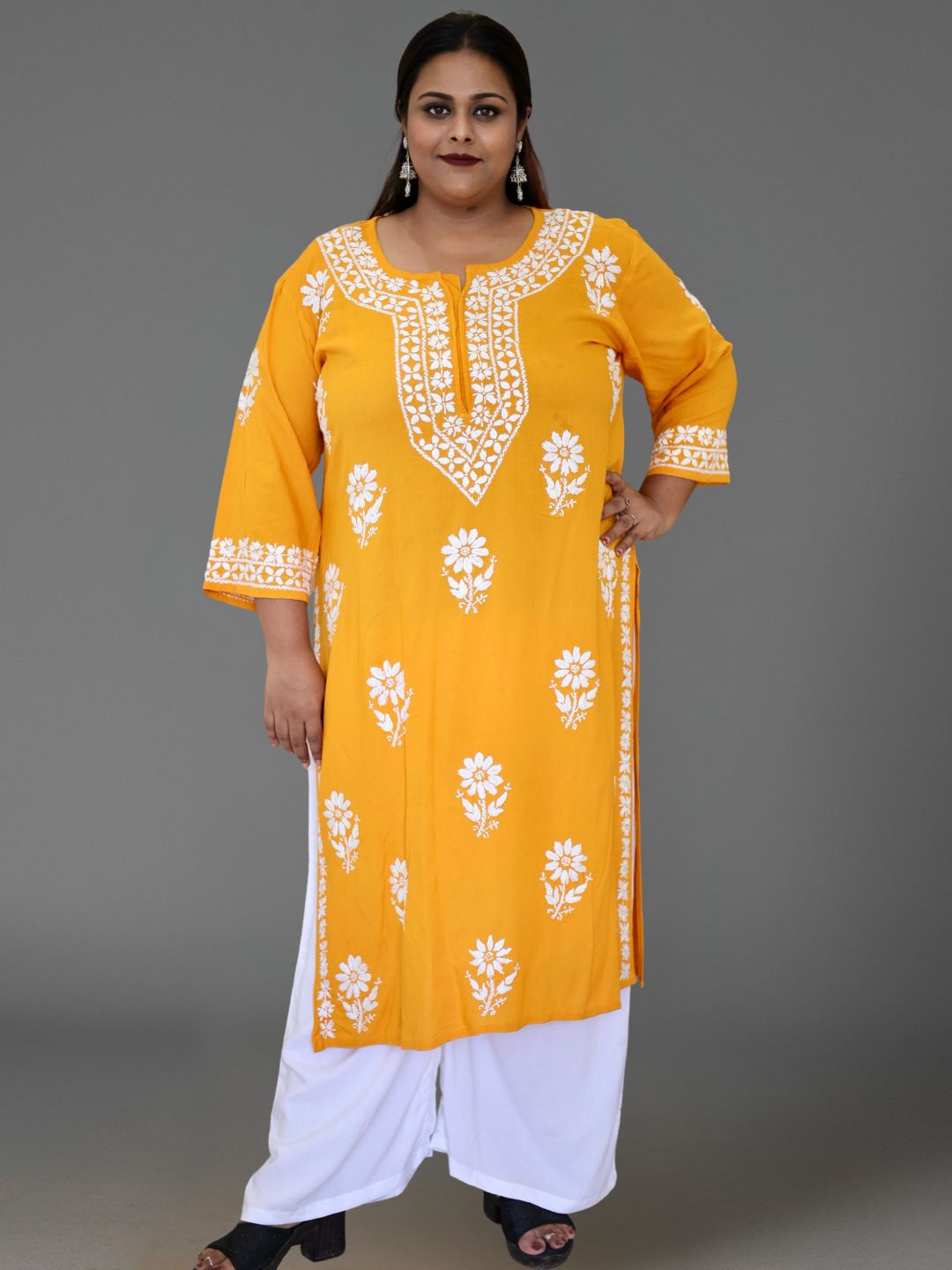 plus size chikankari kurta women ethnic embroidered lucknowi chikan kurti festival daily wear handcrafted casual summer comfortable straight fit lakhnavi chicken ladies 3XL 4XL 5XL 6XL 7XL 8XL 9XL 10XL 11XL, 12XL, 13XL, 14XL, 15XL.
