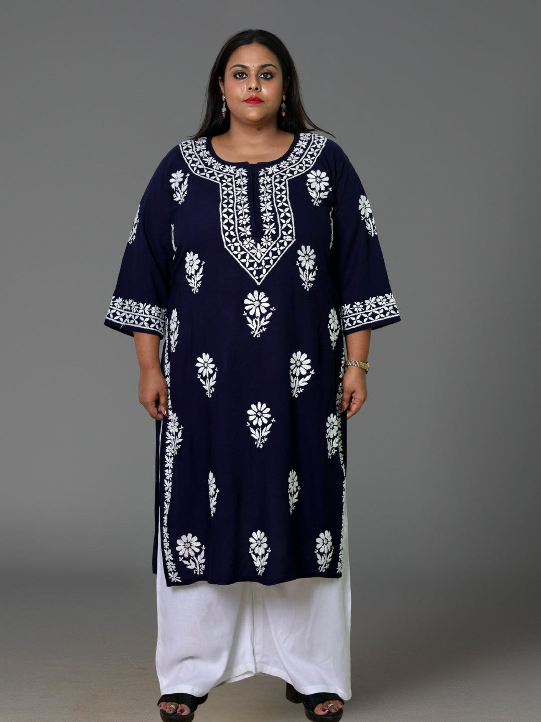 plus size chikankari kurta women ethnic embroidered lucknowi chikan kurti festival daily wear handcrafted casual summer comfortable straight fit lakhnavi chicken ladies 3XL 4XL 5XL 6XL 7XL 8XL 9XL 10XL 11XL, 12XL, 13XL, 14XL, 15XL.
