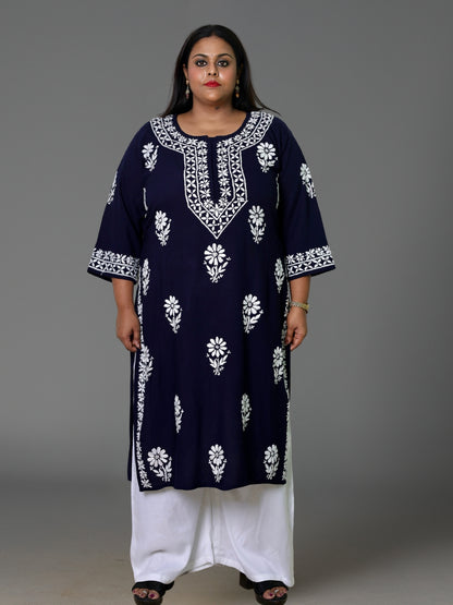 plus size chikankari kurta women ethnic embroidered lucknowi chikan kurti festival daily wear handcrafted casual summer comfortable straight fit lakhnavi chicken ladies 3XL 4XL 5XL 6XL 7XL 8XL 9XL 10XL 11XL, 12XL, 13XL, 14XL, 15XL.
