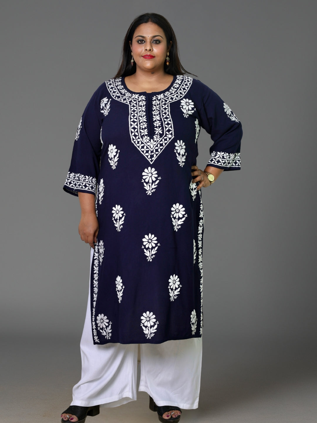 plus size chikankari kurta women ethnic embroidered lucknowi chikan kurti festival daily wear handcrafted casual summer comfortable straight fit lakhnavi chicken ladies 3XL 4XL 5XL 6XL 7XL 8XL 9XL 10XL 11XL, 12XL, 13XL, 14XL, 15XL.
