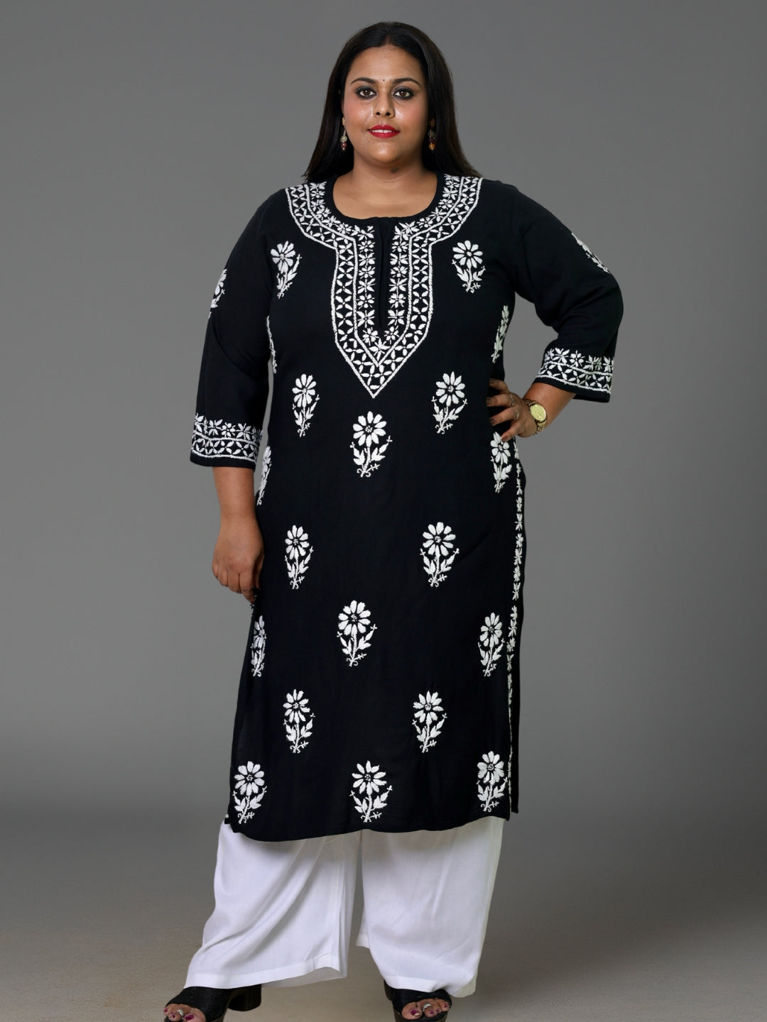 plus size chikankari kurta women ethnic embroidered lucknowi chikan kurti festival daily wear handcrafted casual summer comfortable straight fit lakhnavi chicken ladies 3XL 4XL 5XL 6XL 7XL 8XL 9XL 10XL 11XL, 12XL, 13XL, 14XL, 15XL.
