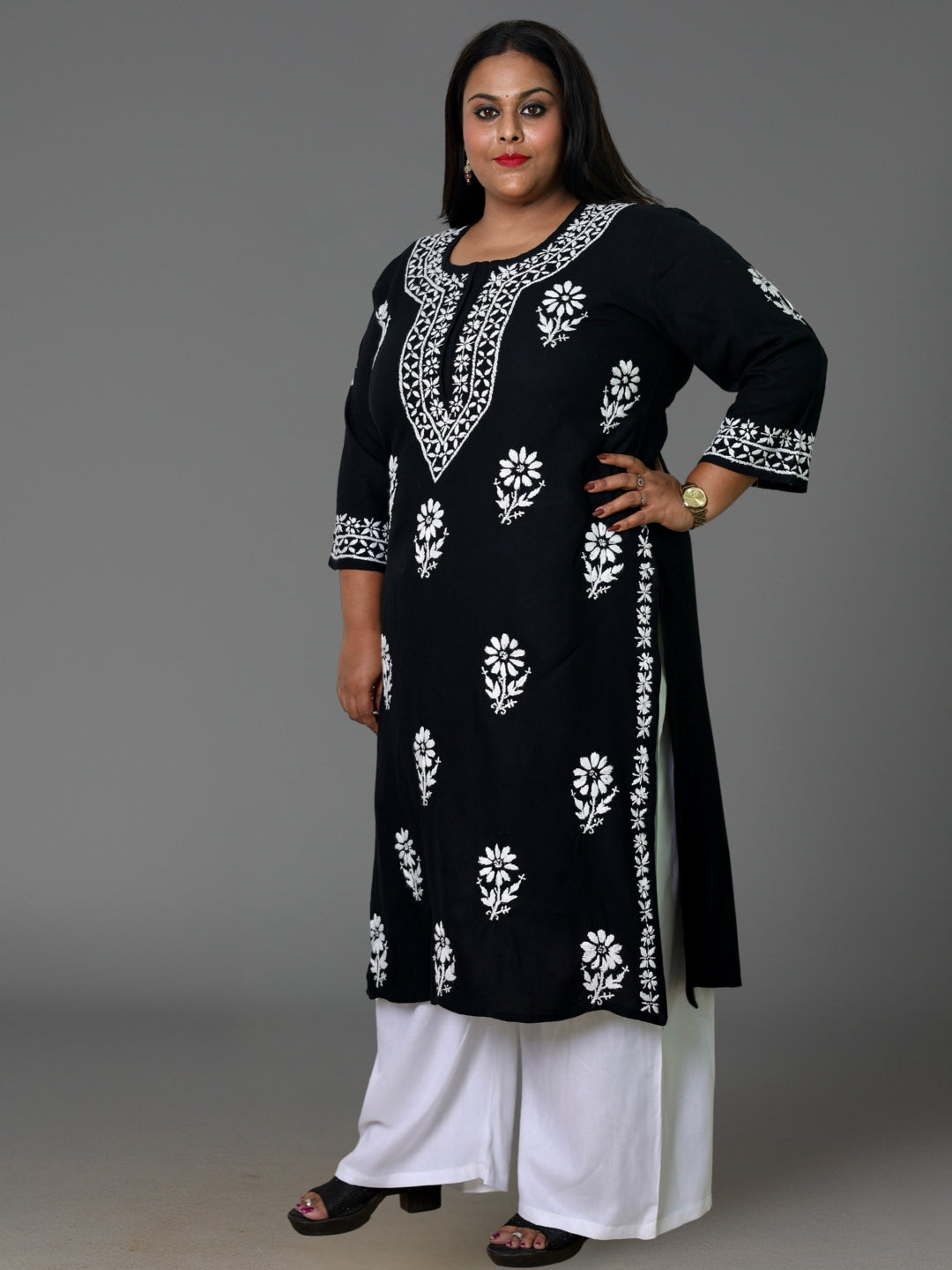 plus size chikankari kurta women ethnic embroidered lucknowi chikan kurti festival daily wear handcrafted casual summer comfortable straight fit lakhnavi chicken ladies 3XL 4XL 5XL 6XL 7XL 8XL 9XL 10XL 11XL, 12XL, 13XL, 14XL, 15XL.
