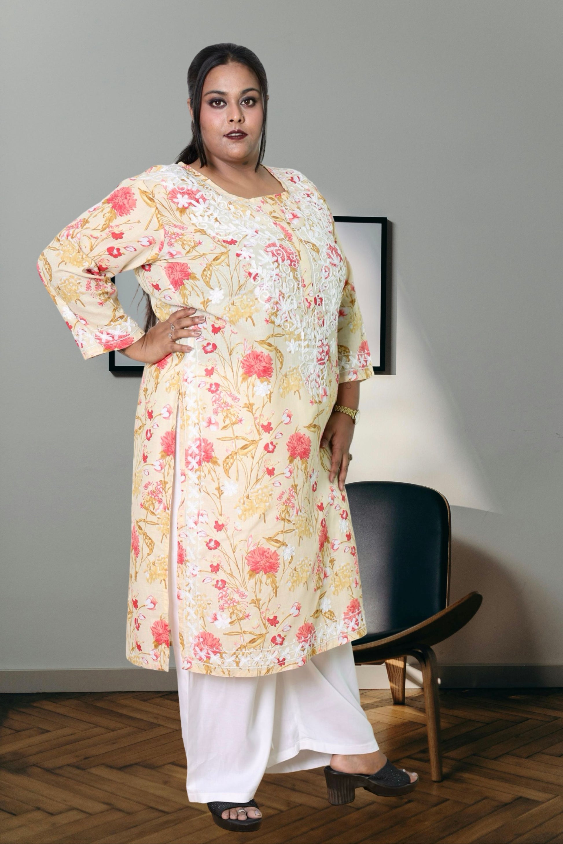 plus size kurta for women 10xl,11xl,12xl,13xl,14xl,15xl
chikankari kurta women embroidered aari work chikan kurti ethnic daily wear girls comfortable regular lakhnavi chicken kurty, 