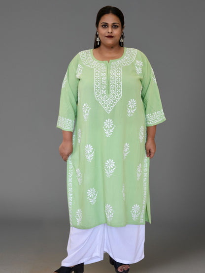 plus size chikankari kurta women ethnic embroidered lucknowi chikan kurti festival daily wear handcrafted casual summer comfortable straight fit lakhnavi chicken ladies 3XL 4XL 5XL 6XL 7XL 8XL 9XL 10XL 11XL, 12XL, 13XL, 14XL, 15XL.
