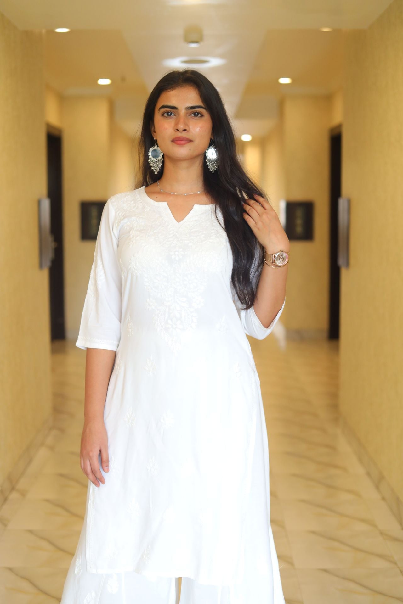 Shairya Handcrafted Lucknowi Chikankari Kurti