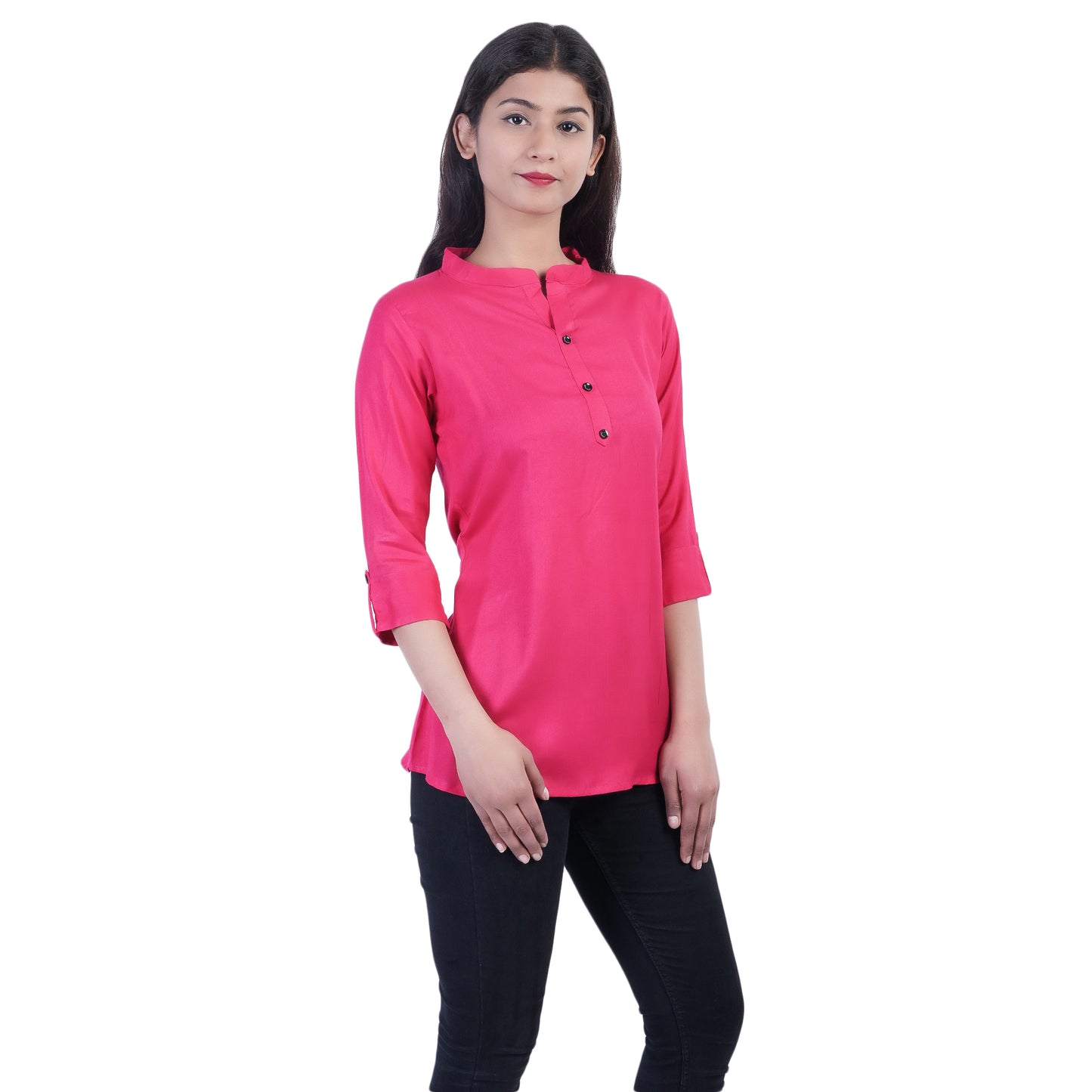 Plus Size Top Pink