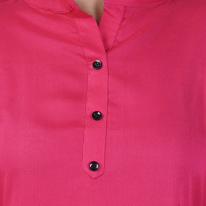 Plus Size Top Pink