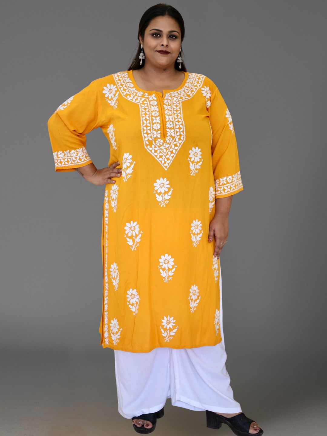 plus size chikankari kurta women ethnic embroidered lucknowi chikan kurti festival daily wear handcrafted casual summer comfortable straight fit lakhnavi chicken ladies 3XL 4XL 5XL 6XL 7XL 8XL 9XL 10XL 11XL, 12XL, 13XL, 14XL, 15XL.
