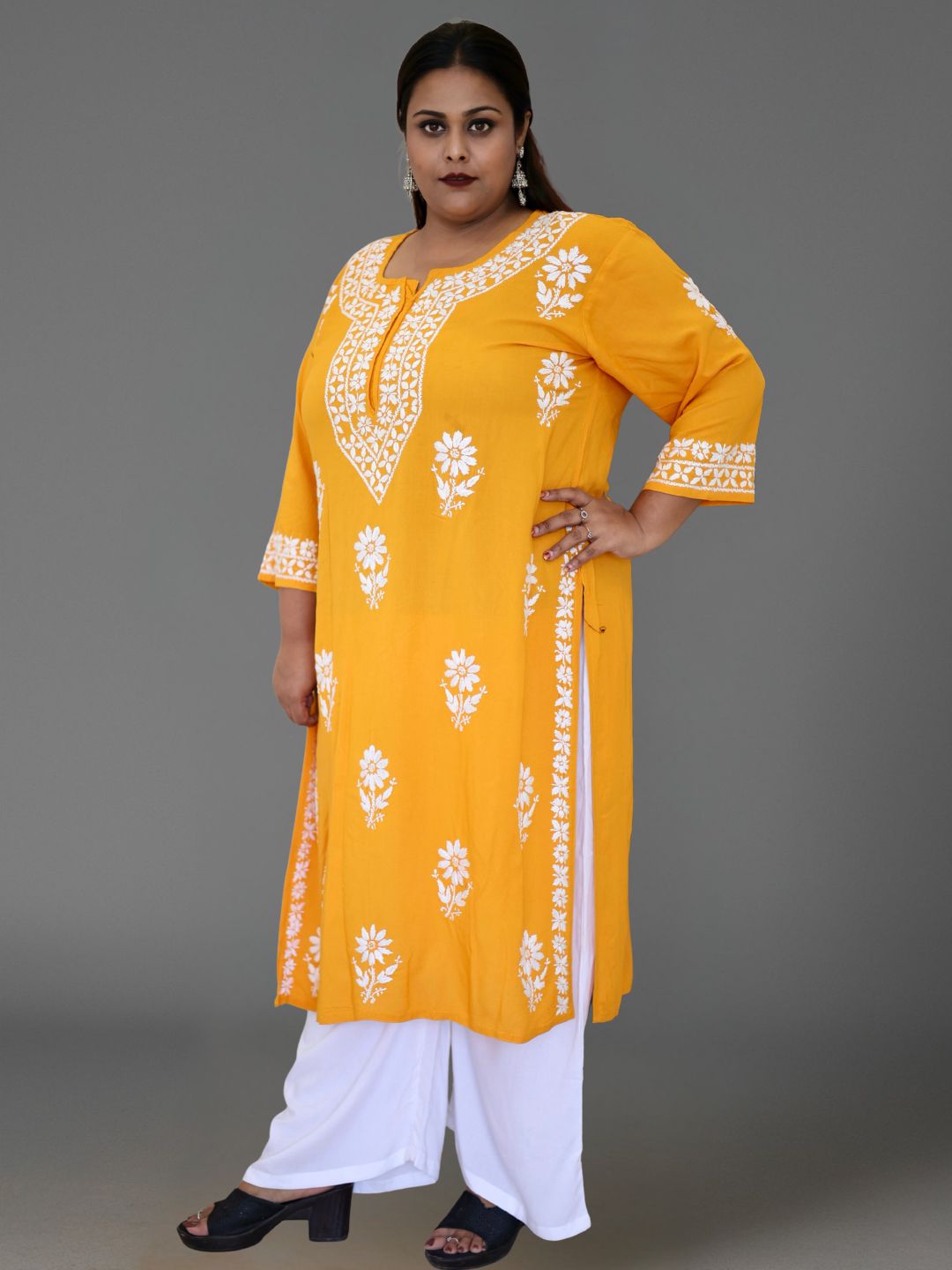 plus size chikankari kurta women ethnic embroidered lucknowi chikan kurti festival daily wear handcrafted casual summer comfortable straight fit lakhnavi chicken ladies 3XL 4XL 5XL 6XL 7XL 8XL 9XL 10XL 11XL, 12XL, 13XL, 14XL, 15XL.
