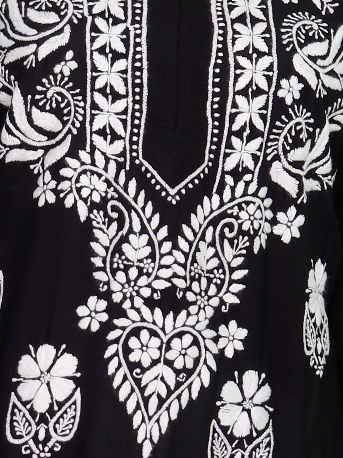 Hand Embroidered Lucknowi Chikankari Modal Kurta/Kurti