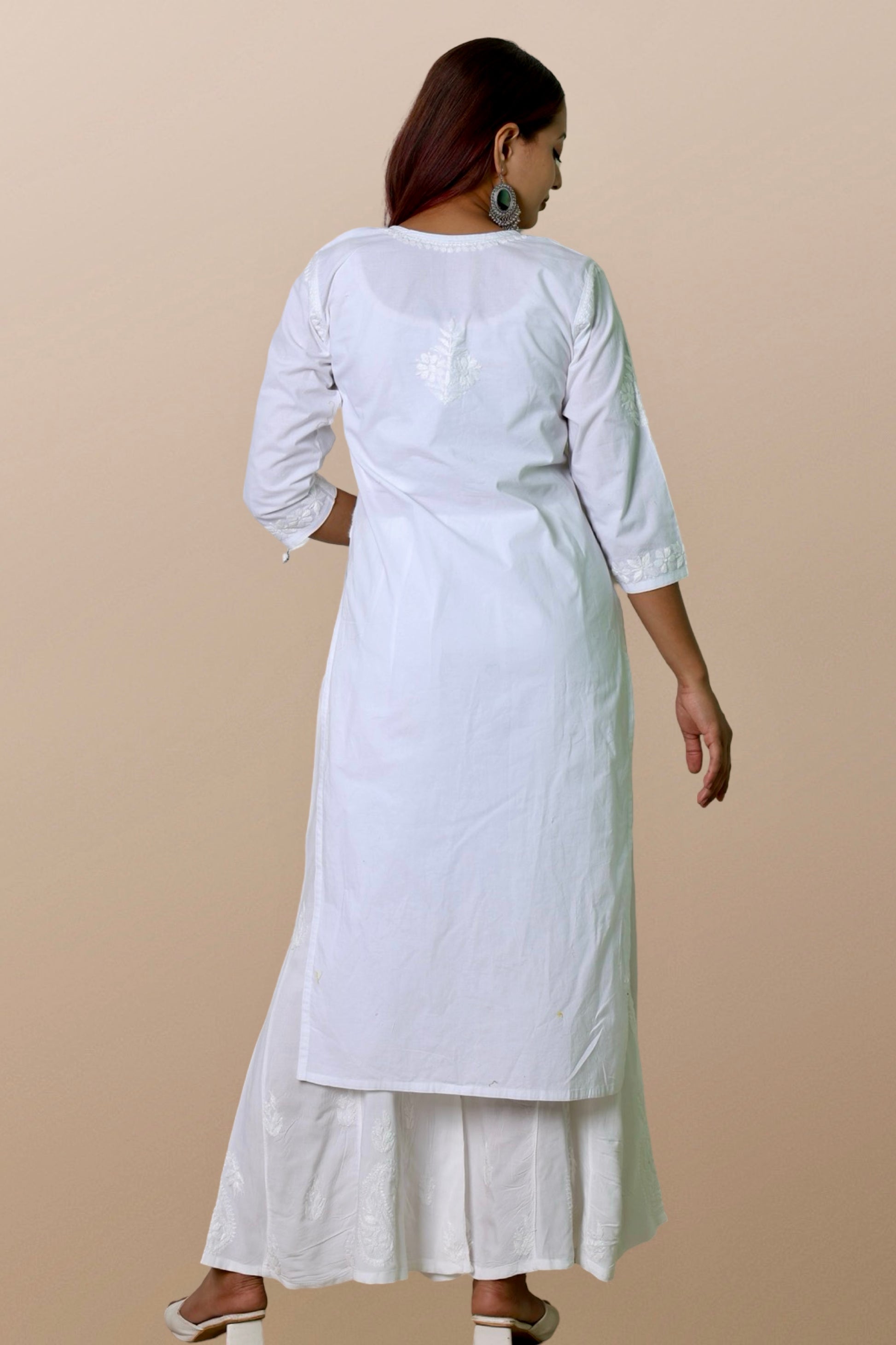 plus size chikankari kurta women embroidered lucknowi chikan kurti kashmiri ethnic summer lightweight festival daily wear casual comfortable straight 3xl 4xl 5xl 6xl 7xl 8xl 9xl 10xl chicken kurty
