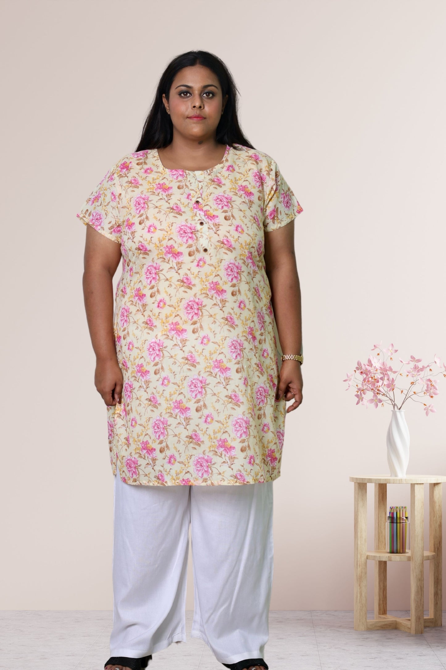 plus Size Kurti for Women3XL- 48, 4XL- 50, 5XL- 52, 6XL- 54, 7XL- 56, 8XL- 58, 9XL- 60, 10XL- 62, 11XL- 64, 12XL- 66, 13XL-68, 14XL-70, 15XL-72.