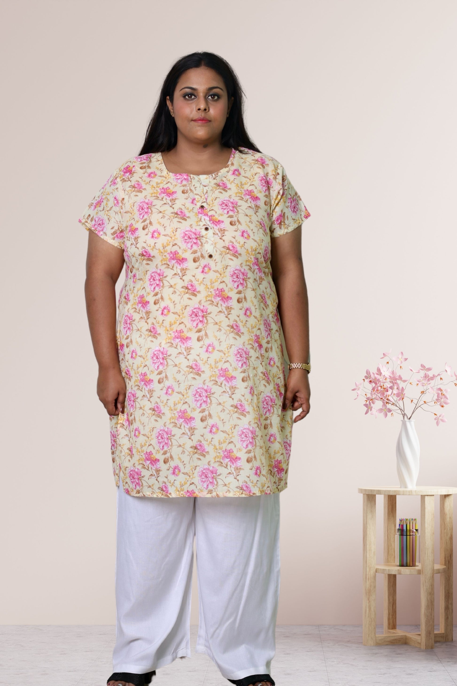 plus Size Kurti for Women3XL- 48, 4XL- 50, 5XL- 52, 6XL- 54, 7XL- 56, 8XL- 58, 9XL- 60, 10XL- 62, 11XL- 64, 12XL- 66, 13XL-68, 14XL-70, 15XL-72.