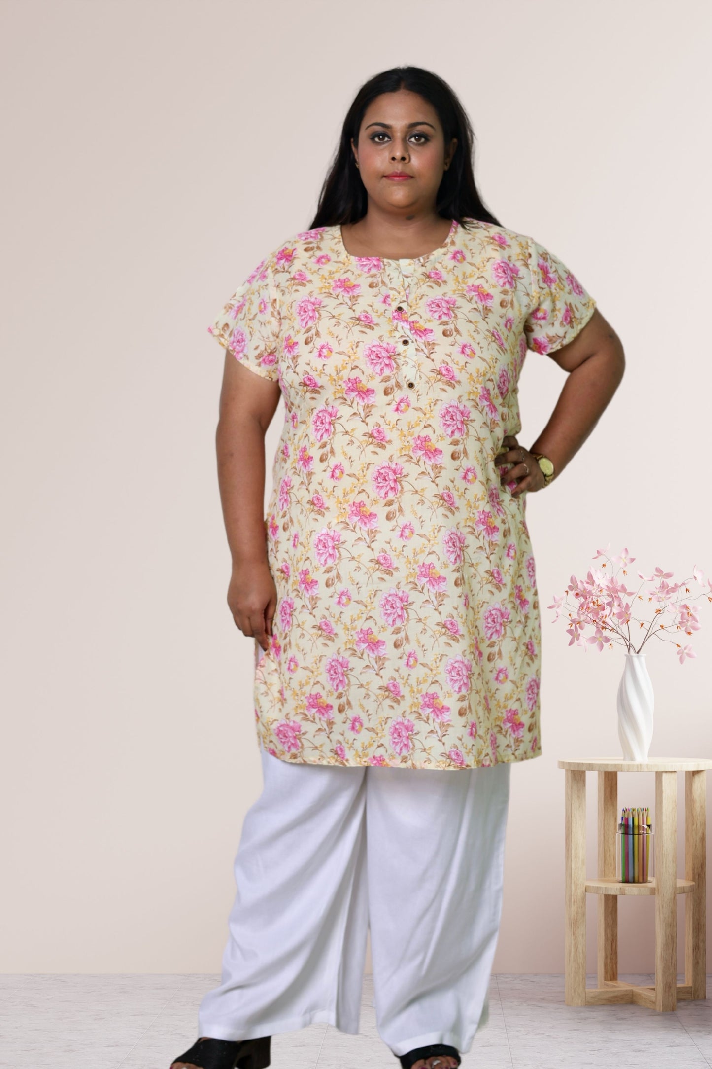 Plus Size Printed Kurti For Women 3xl to 15xl