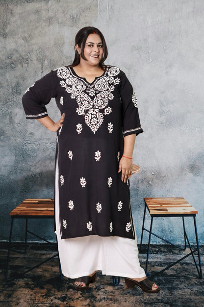 Plus Size Chikankari Kurti Lucknow  Plus Size Chikankari Kurti  3XL 4XL 5XL 6XL 7XL 8XL 9XL 10XL 11XL 12XL