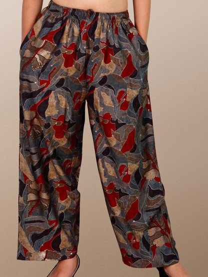 Printed Palazzo Pant fully elasticated waistband with drawstring XXS to 12XL