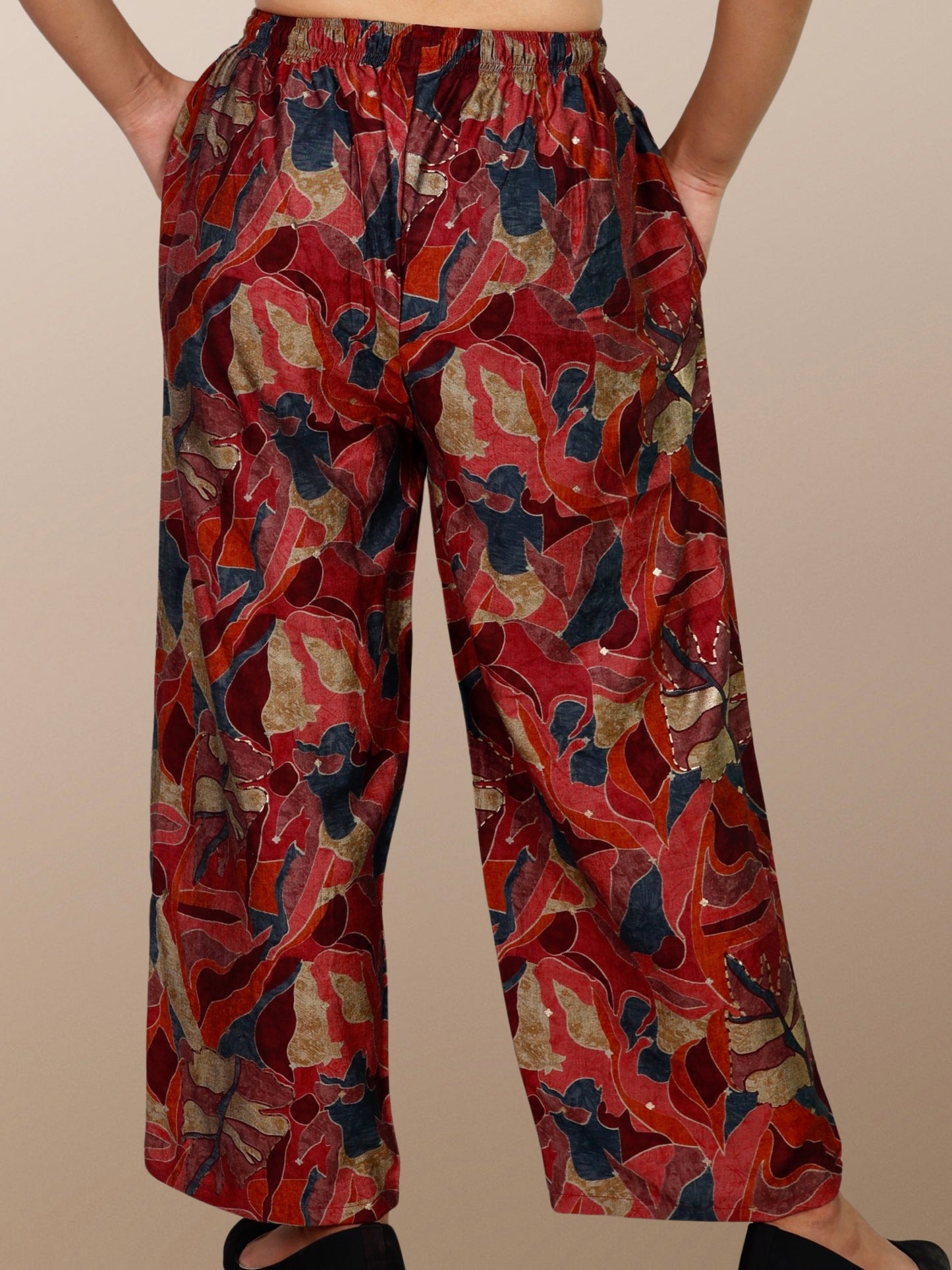 Printed Palazzo Pant fully elasticated waistband with drawstring XXS to 12XL