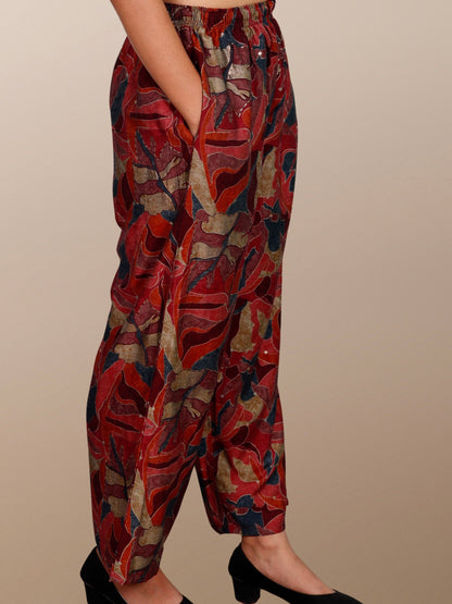 Printed Palazzo Pant fully elasticated waistband with drawstring XXS to 12XL