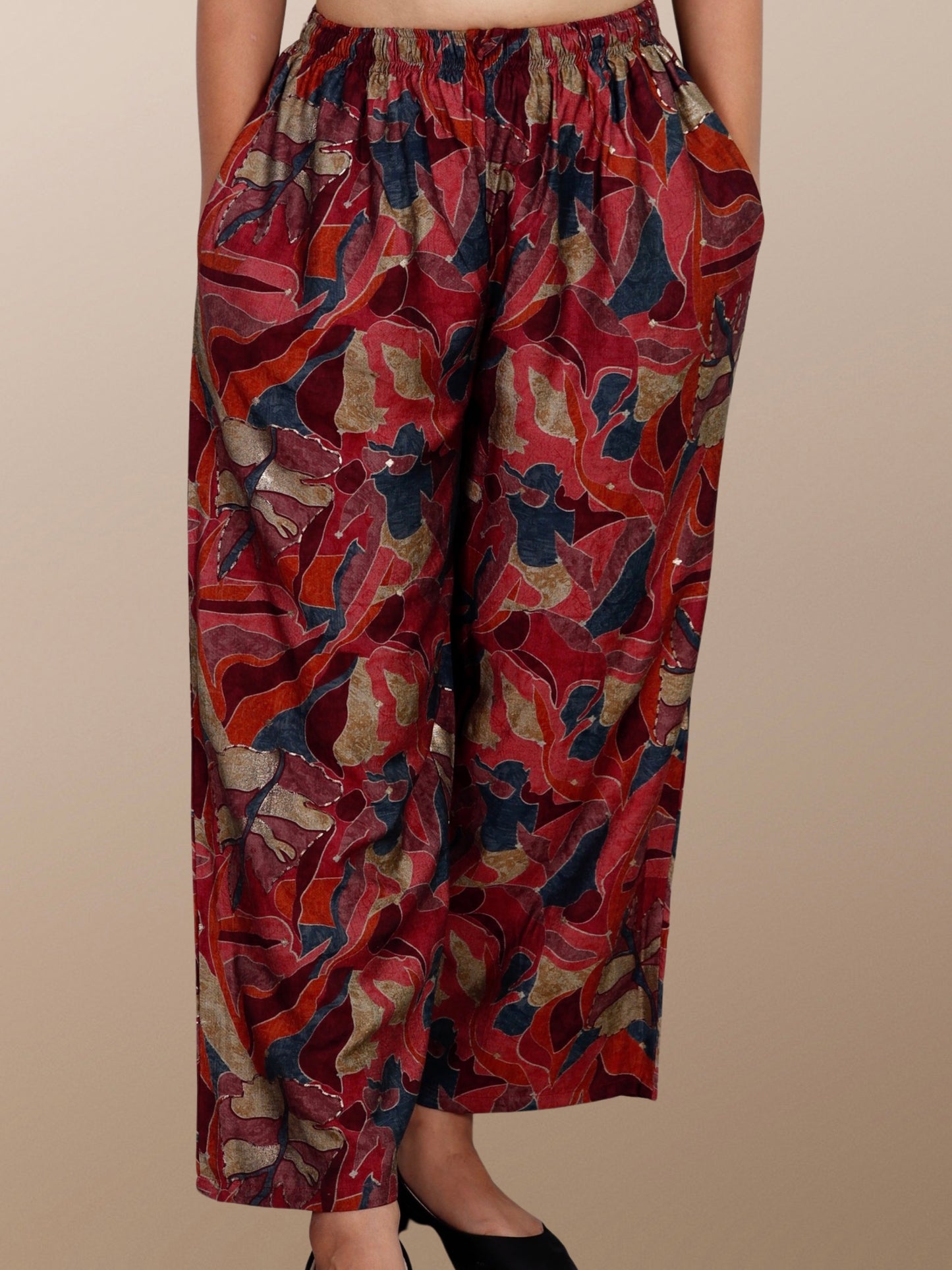 Printed Palazzo Pant fully elasticated waistband with drawstring XXS to 12XL