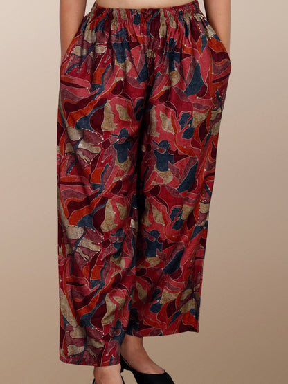 Printed Palazzo Pant fully elasticated waistband with drawstring XXS to 12XL