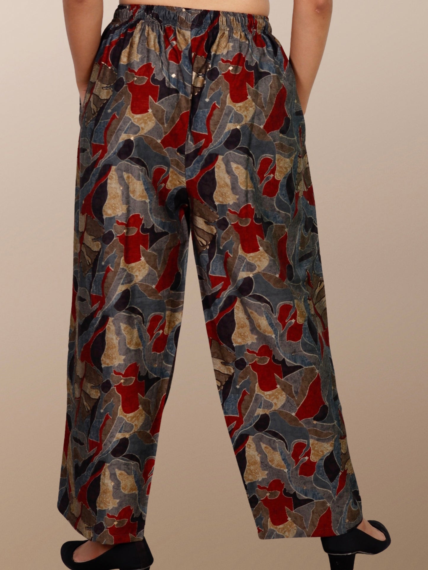 Printed Palazzo Pant fully elasticated waistband with drawstring XXS to 12XL