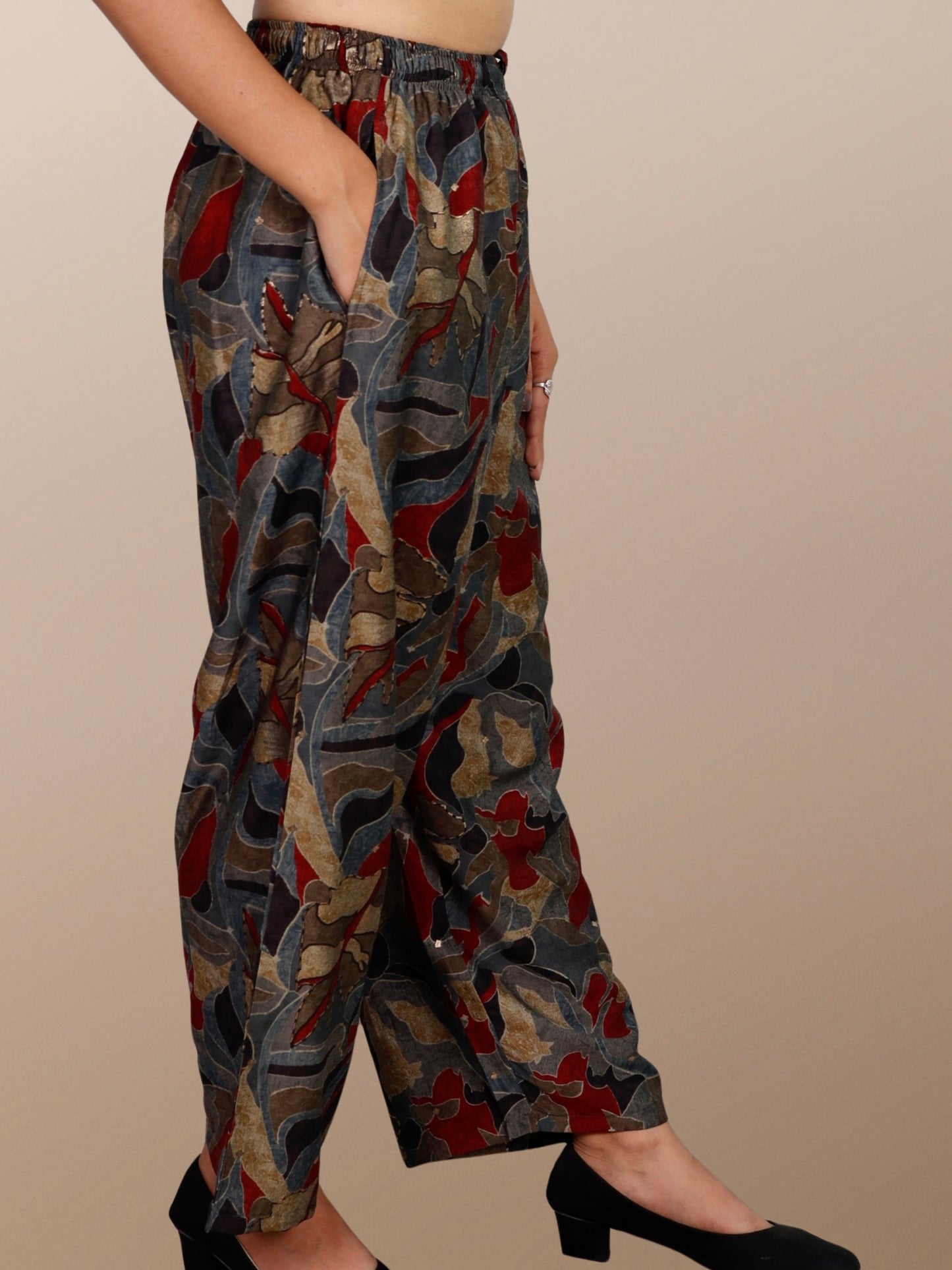 Printed Palazzo Pant fully elasticated waistband with drawstring XXS to 12XL