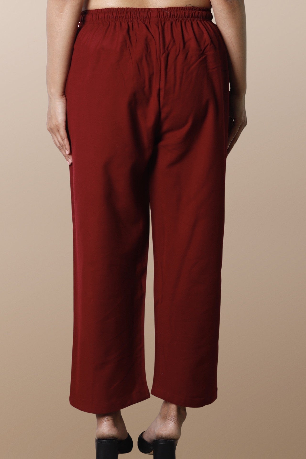 Plus Size Woolen Pants With Two Side Pockets XXS to 12XL