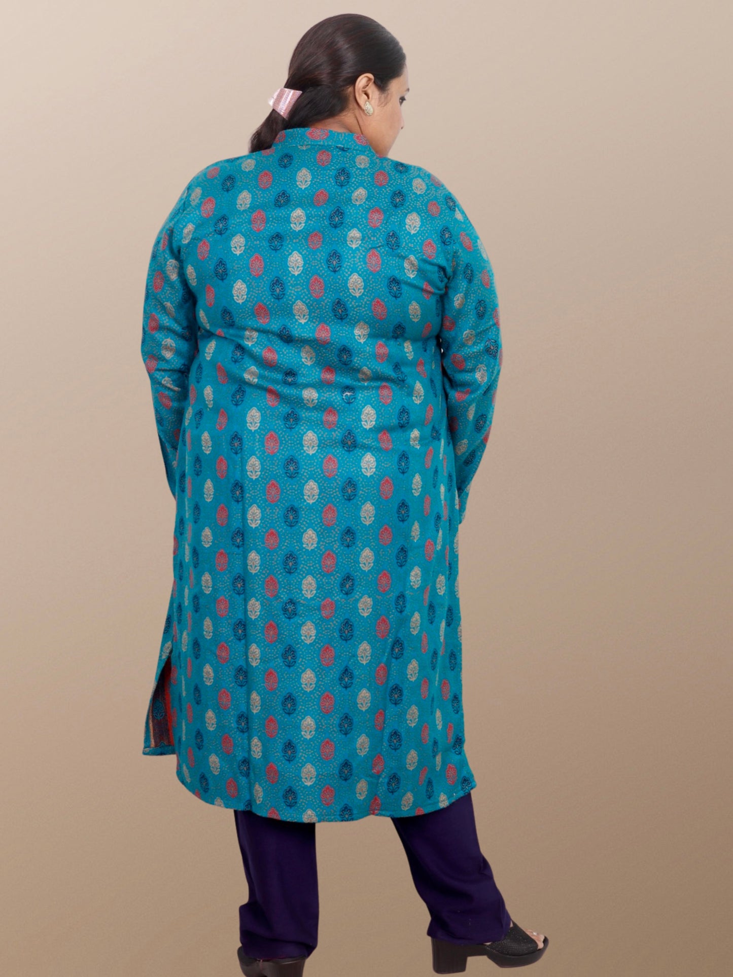 Plus Size Winter Wear CotsWool Kurta