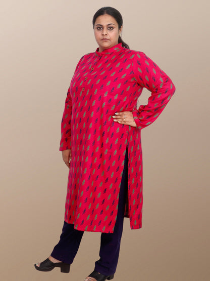 Plus Size Winter Wear CotsWool Kurta