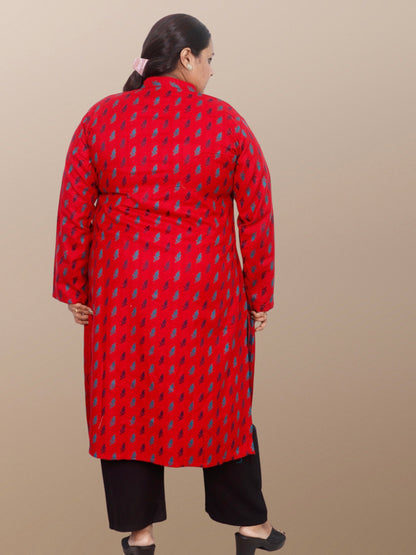 Plus Size Winter Wear CotsWool Kurta