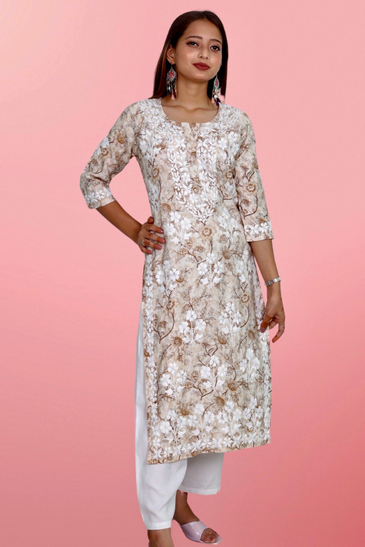 Buy Cotton Plus Size Floral Print Kurti Summer Special, Dailywear Kurti  Light Weight Dress for Plus Size Women and Girls, Plus Size Women Dress  Online in India - Etsy