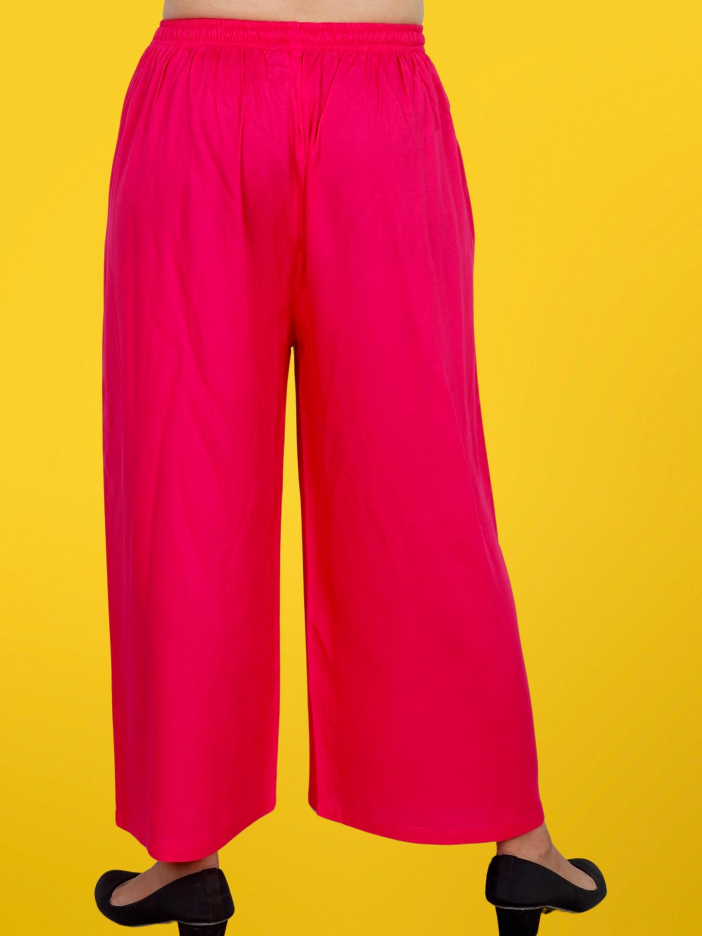 Plus Size Palazzo Pants for Women XXS to 15XL Pink