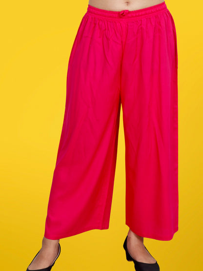 Palazzo Pants for Women XXS to 15XL Pink