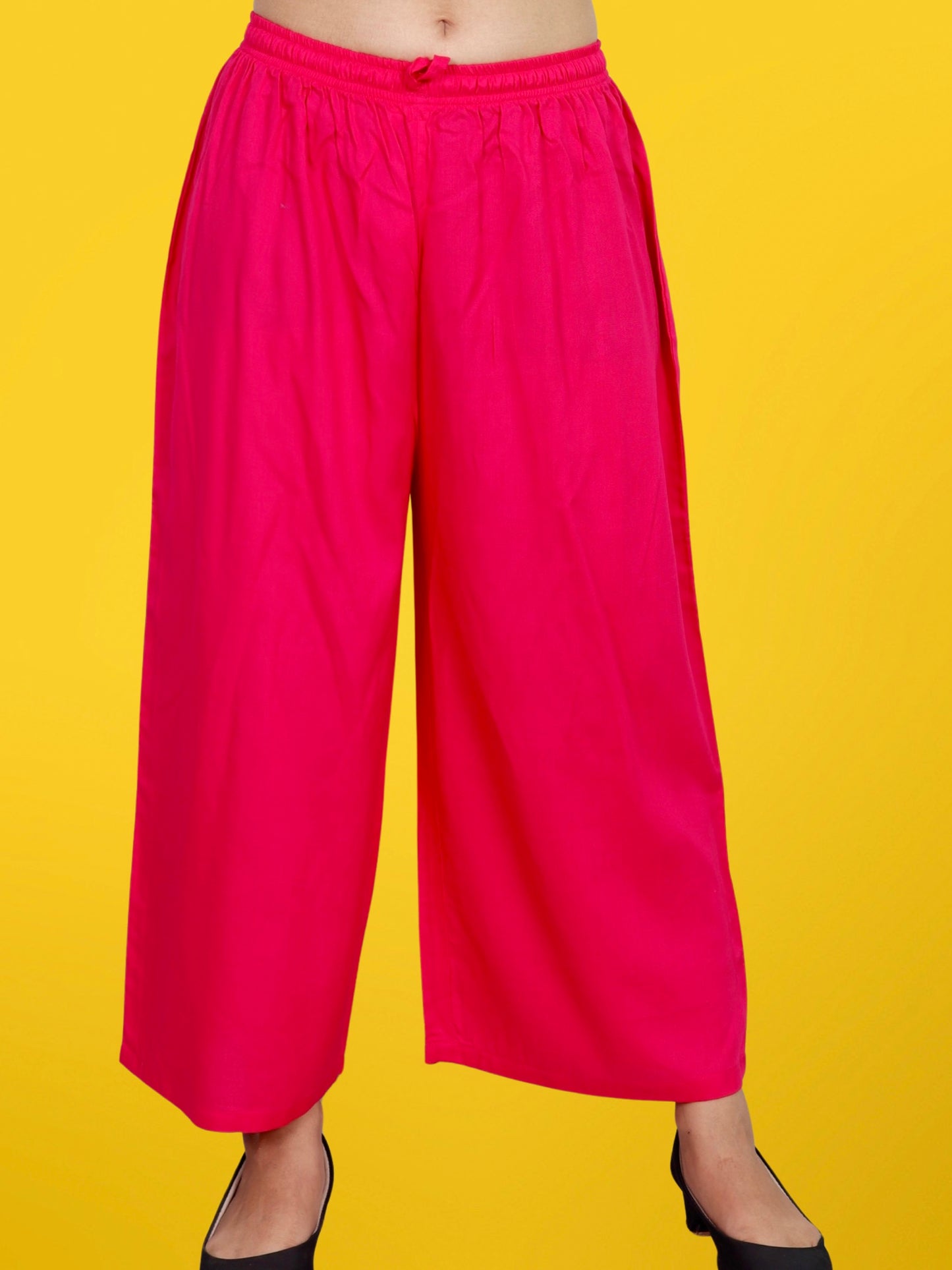 Palazzo Pants for Women XXS to 15XL Pink