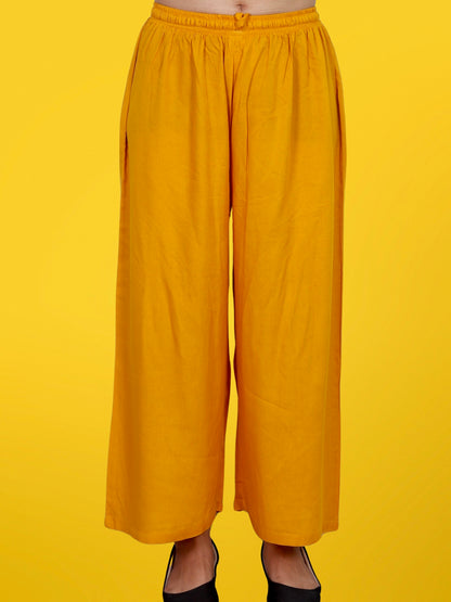 Plus Size Palazzo Pants for Women XXS to 15XL Yellow