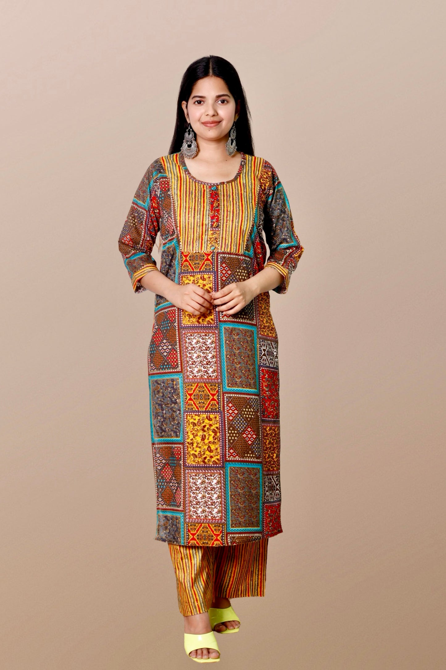 Plus Size Kurta Sets with Dupatta XS to 15XL.