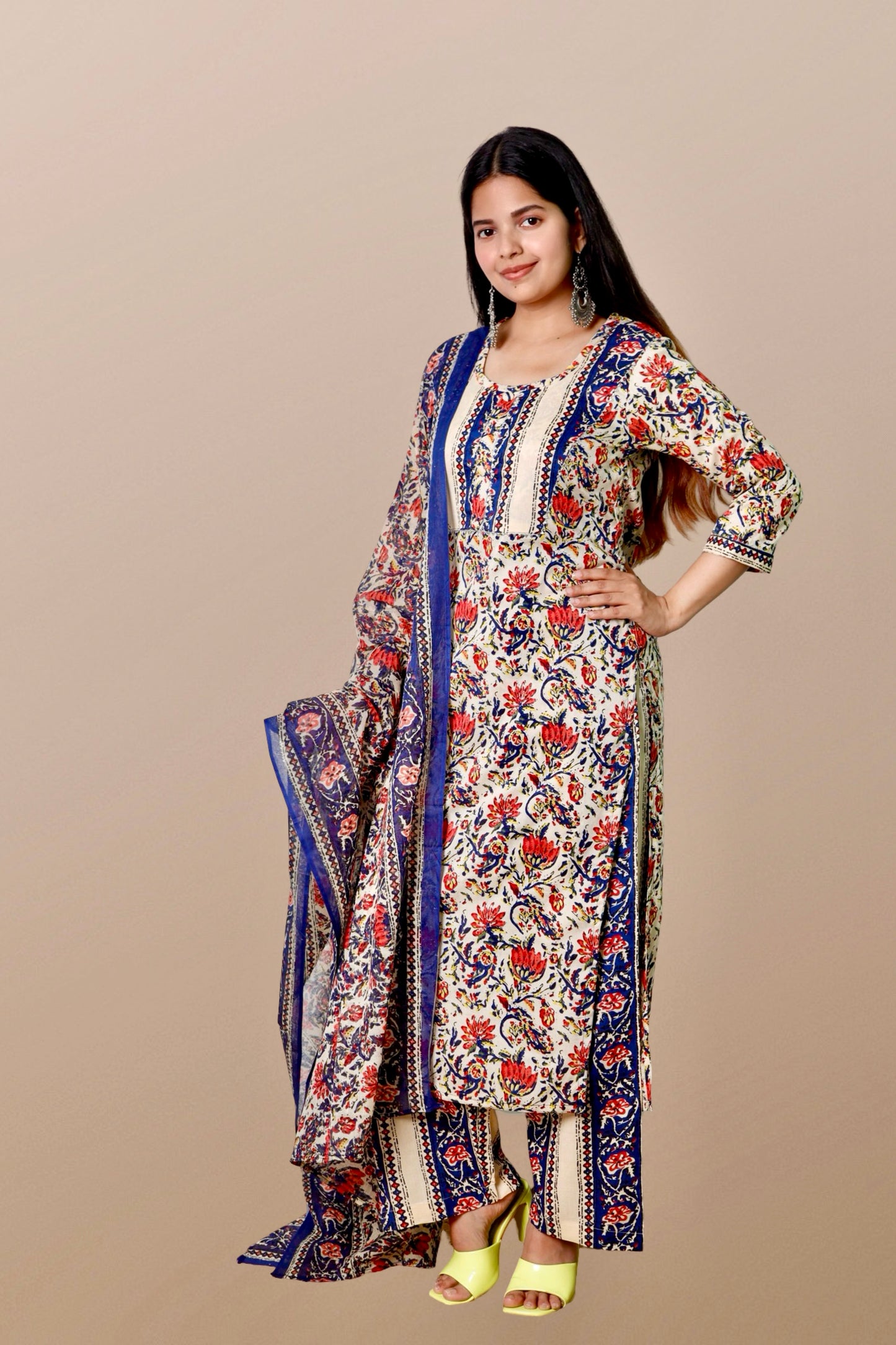 Plus Size Kurta Sets with Dupatta XXL to 15XL.