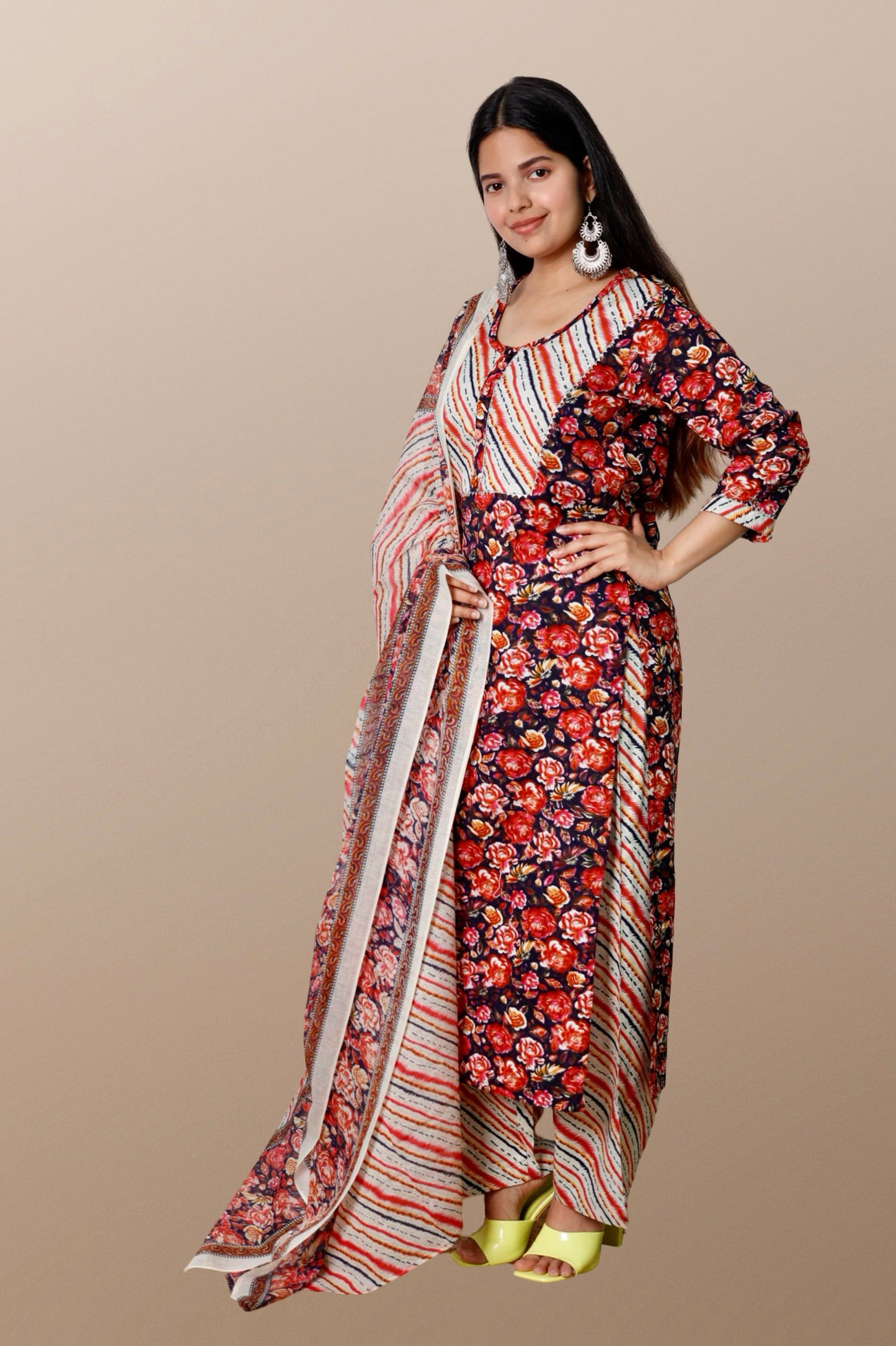 Plus Size Kurta Sets with Dupatta XXL to 15XL.