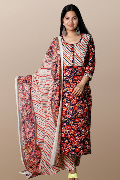 Plus Size Kurta Sets with Dupatta XXL to 15XL.