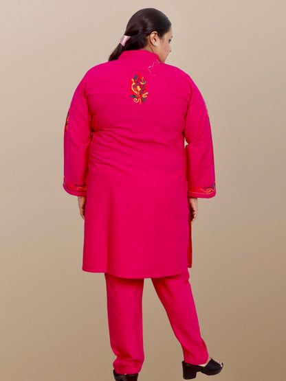 Plus Size Winter Wear CotsWool Kurta