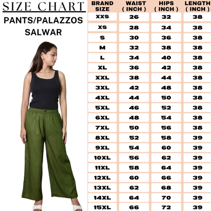 palazzo pants women girls trousers plus size wide leg flared elastic waist casual solid flowy relaxed loose fit drawstring comfortable XXS, XS, S, M, L, XL, XXL, 3XL,4XL,5XL 6XL, 7XL, 8XL, 9XL ,10XL,11XL,12XL,13XL,14XL,15XL