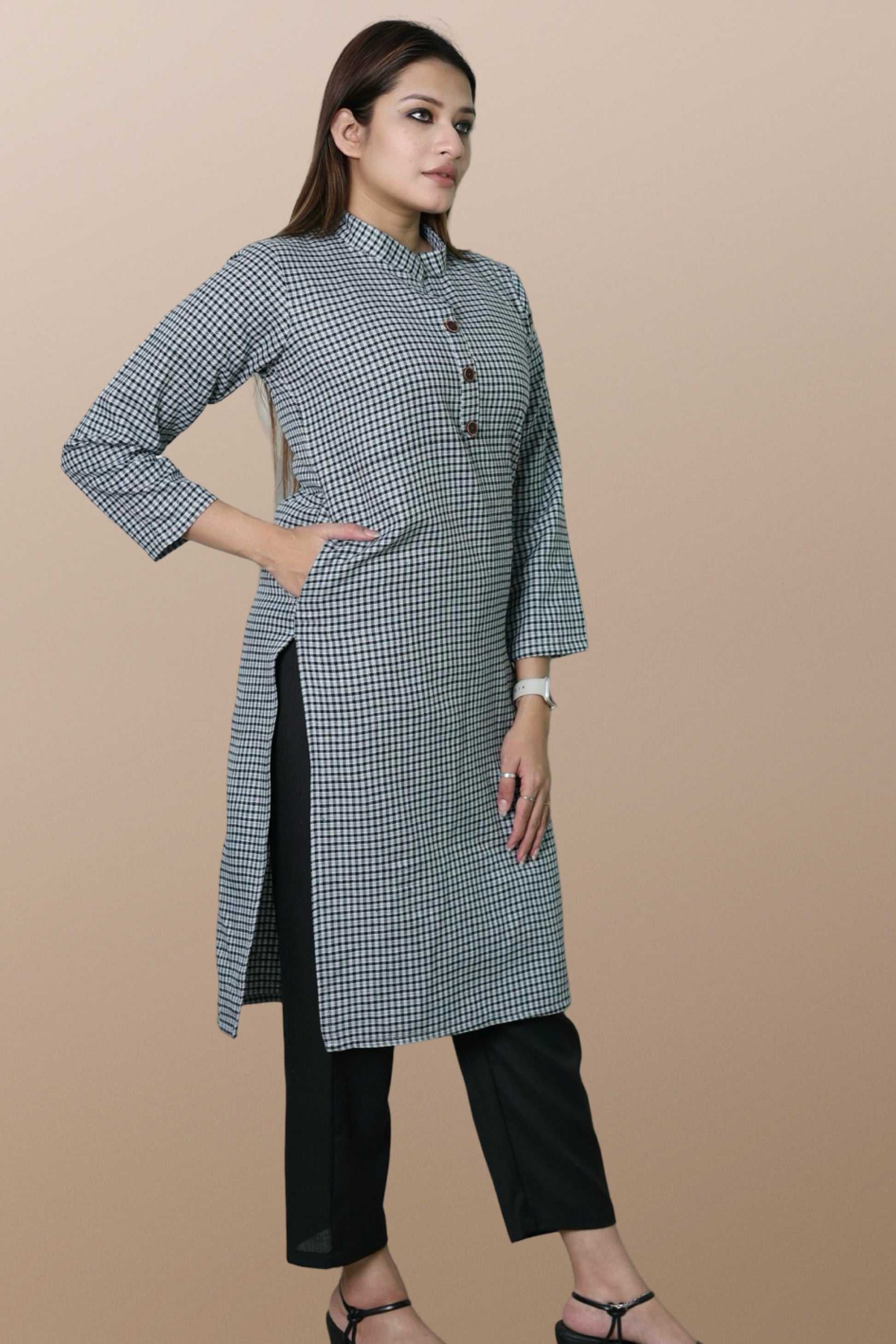 plus size winter wear kurta women woolen kurta 48 50 52 54 56 58 60 62 64 66 68 70 72 3xl 4xl 5xl 6xl 7xl 8xl 9xl 10xl 11xl 12xl 13xl 14xl 15xl warm woollen ethnic indian festival daily wear stylish ladies straight long comfortable curvy