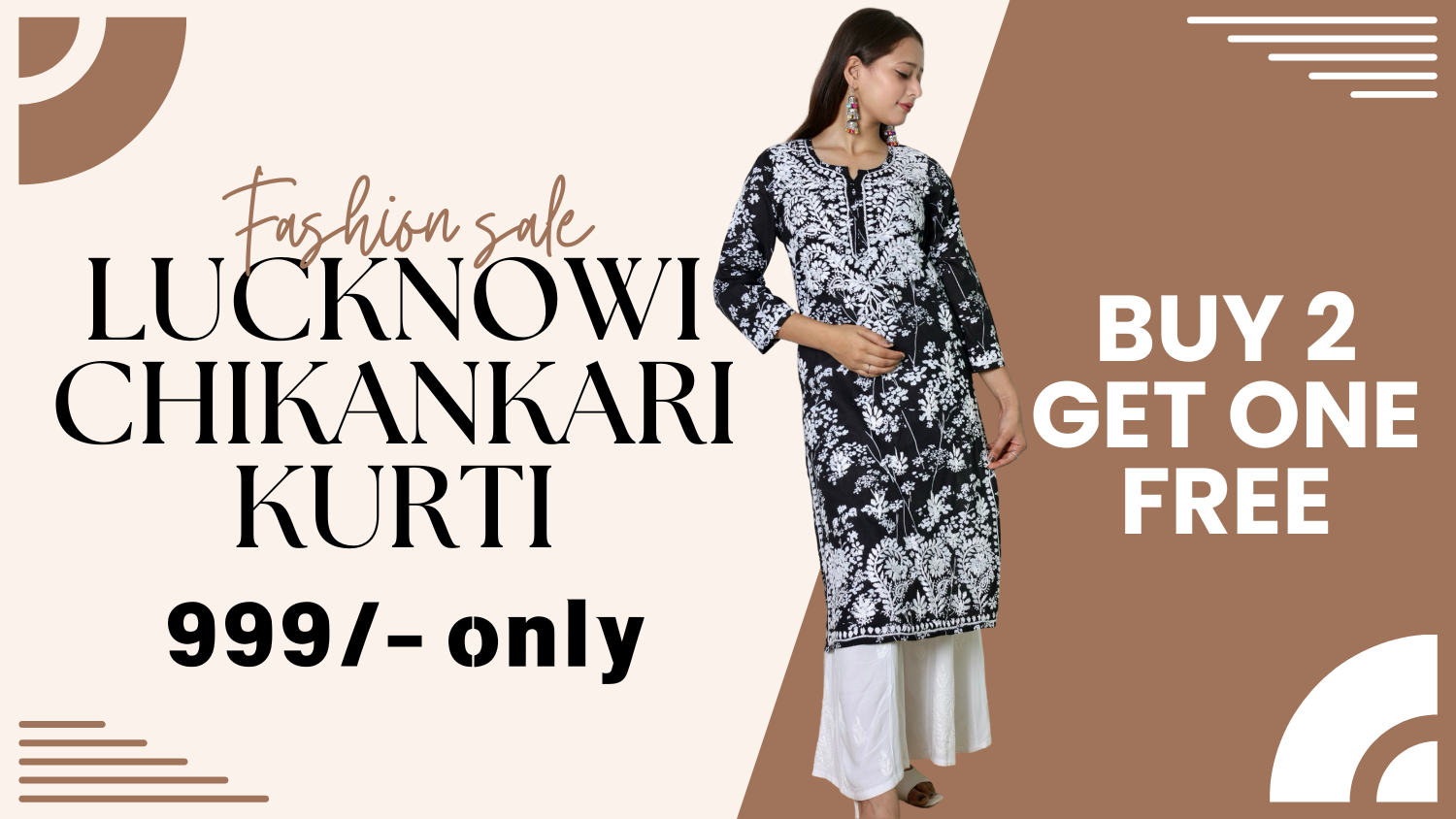 Chiikankari kurta women ethnic embroidered lucknowi handwork handcrafted lucknow summer comfortable chikan kurti festive daily wear ethnic wear