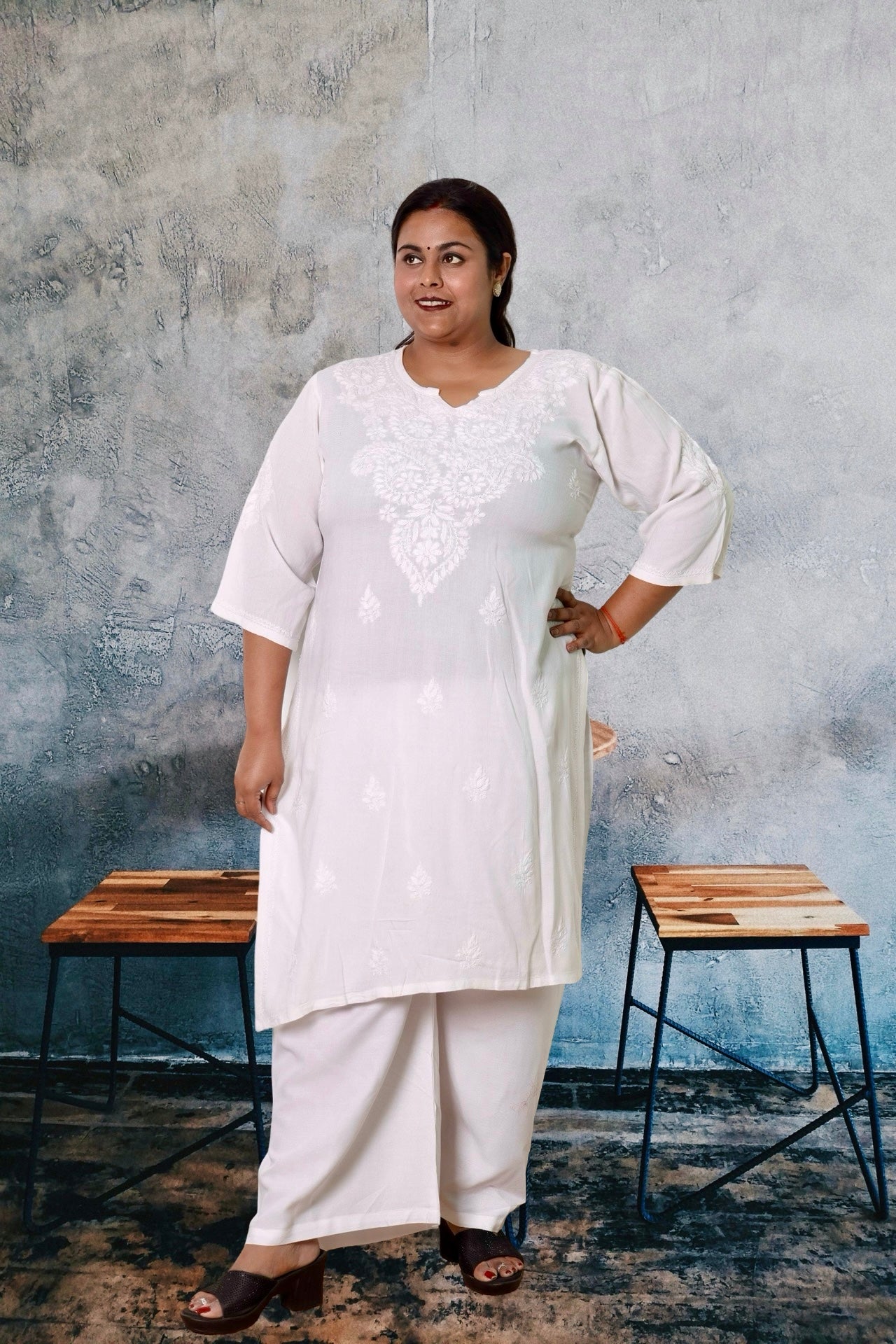 Plus Size Chikankari Kurti Lucknow  Plus Size Chikankari Kurti  3XL 4XL 5XL 6XL 7XL 8XL 9XL 10XL 11XL 12XL