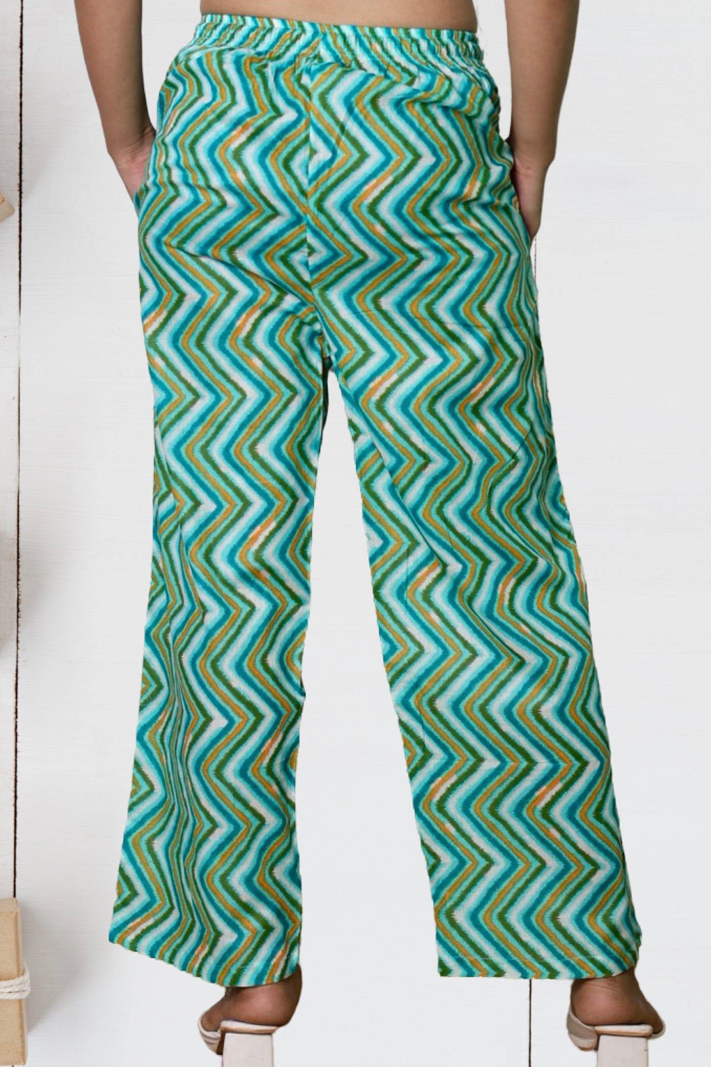 Plus Size Printed Palazzo Pant fully elasticated waistband with drawstring XXS to 15XL